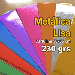 Metálica Lisa y Holográfica. Mayoreo